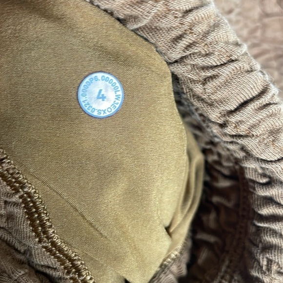 Lululemon | Women’s Rippled V-Neck Pullover Copper Brown Size 4 - Picture 5 of 7